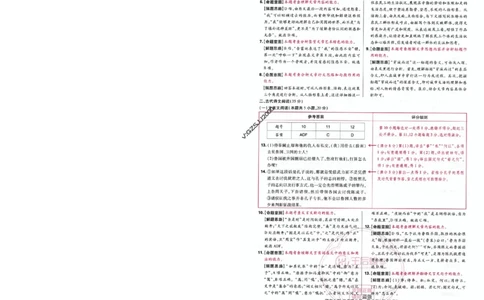 王后雄高考押题预测卷2024湖南专版-答案提分策_2024高考押题卷_22024王hou雄_16王后雄押题_2024年王后雄高考押题预测卷（湖南专版）
