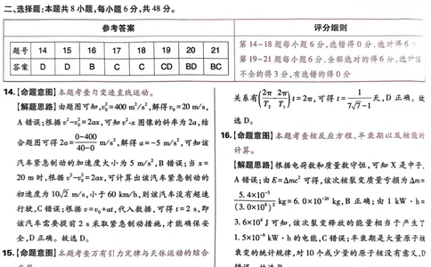 王后雄理综答案_2024高考押题卷_22024王hou雄_王后雄老教材理科-王后雄(陕西，四川，宁夏，青海，内蒙古)（语数英理综）_王后雄理科试卷答案(语数英，理综)