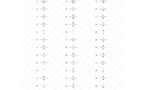 分数加减混合第81~100篇（高级）答案_编码0121-6年级数学口算计算_口算题（适合5年级）_分数-加减混合（280篇）_（分数）加减混合高级1~（100篇）