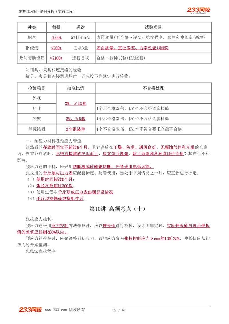 WM_Removed_1-12_监理工程师_2025监理工程师_2025年监理工程师-各大机构_2025年监理-交通案例_04.高频考点-甘.森_讲义