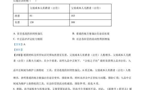 精品解析：四川省成都市石室中学2024届高三上学期开学考试历史试题（解析版）_2023年9月_01每日更新_3号_2024届四川省成都市石室中学高三上学期开学考试