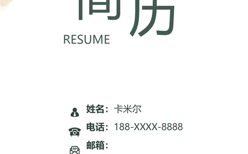 015_各类简历_简历模板(1)_推荐双页模版_word-