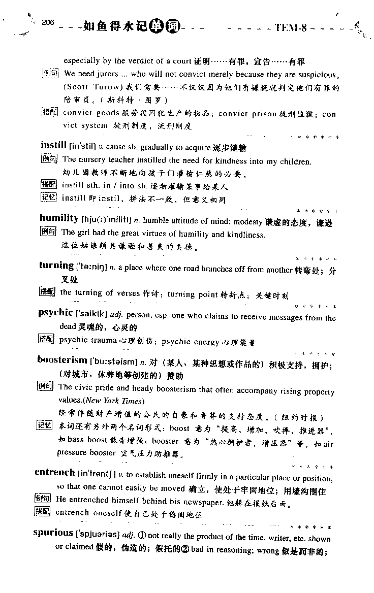 《如鱼得水：专业八级词汇语境记忆》_2025专四专八真题及备考资料_2025专八备考资料_2025专八华研、星火、冲击波等资料电子版合辑_2025专八词汇专题资料（英语主播皮卡丘）