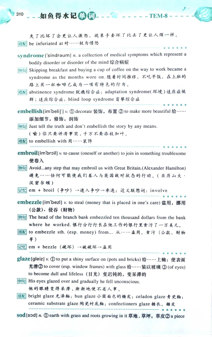 《如鱼得水：专业八级词汇语境记忆》_2025专四专八真题及备考资料_2025专八备考资料_2025专八华研、星火、冲击波等资料电子版合辑_2025专八词汇专题资料（英语主播皮卡丘）