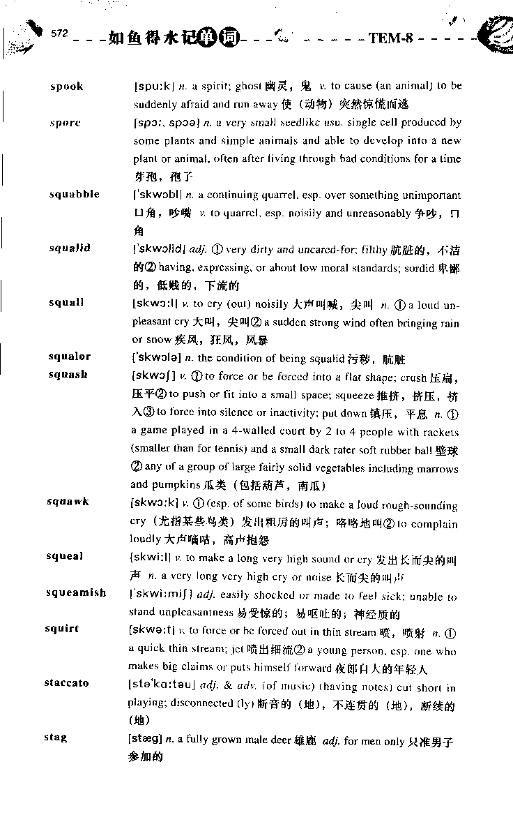 《如鱼得水：专业八级词汇语境记忆》_2025专四专八真题及备考资料_2025专八备考资料_2025专八华研、星火、冲击波等资料电子版合辑_2025专八词汇专题资料（英语主播皮卡丘）