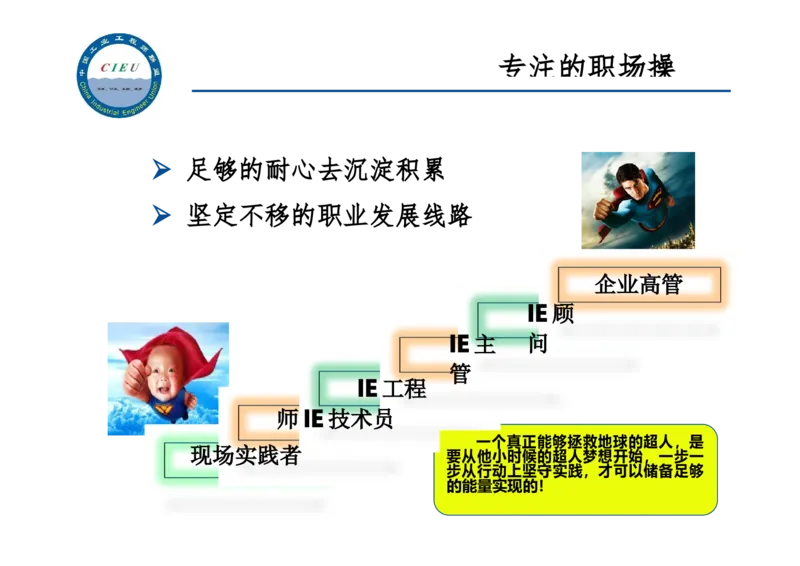 工业工程师职业生涯-如何实现转型升级_E6-职业规划_99工业工程专业