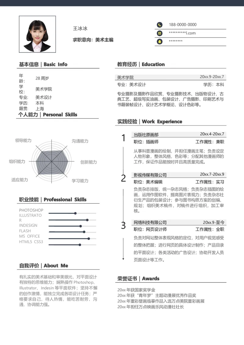 54_10000+PPT模板大礼包_大学生个人简历PPT模板_个人简历-Word版保存下载编辑_三页简历（多份）
