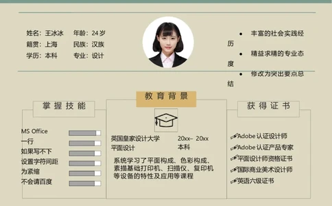 单页126_10000+PPT模板大礼包_大学生个人简历PPT模板_个人简历-Word版保存下载编辑_单页简历326款