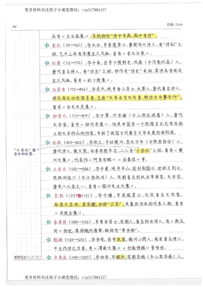 语文小学学霸笔记_赠送小初高学霸笔记等_赠_小学学霸笔记