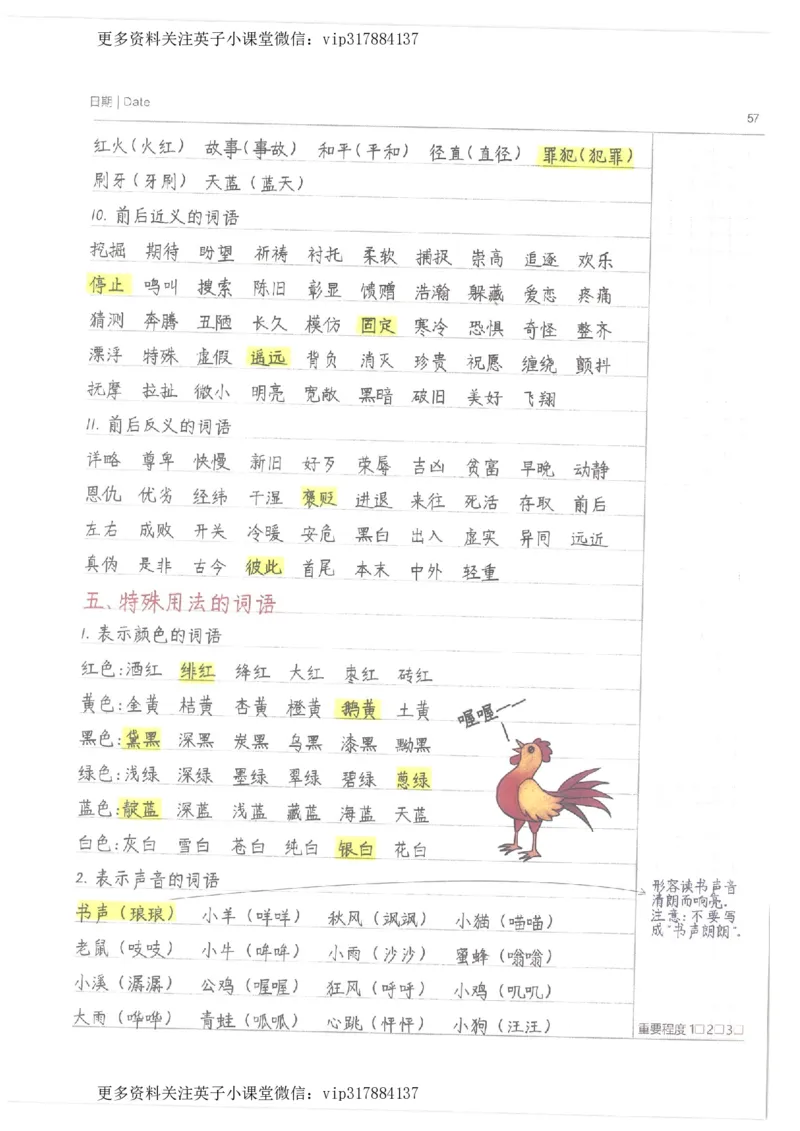 语文小学学霸笔记_赠送小初高学霸笔记等_赠_小学学霸笔记