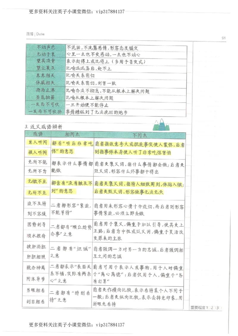 语文小学学霸笔记_赠送小初高学霸笔记等_赠_小学学霸笔记