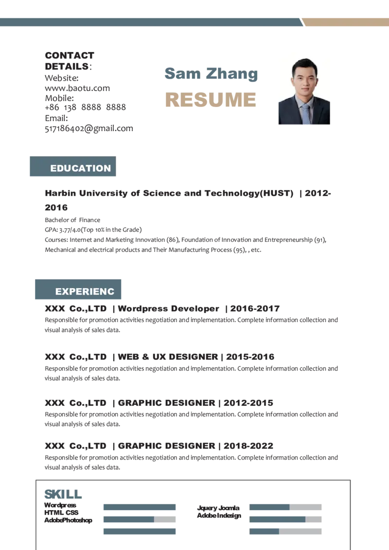 2高端简洁英文CV简历(50)_各类简历_简历模板(1)_英文简历模版86套2025版_