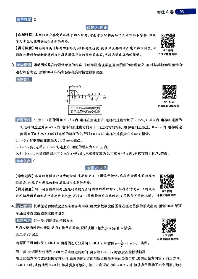 物理AB答案_2024高考押题卷_12024天星全系列_@@@天星临考押题密卷汇总重复_2024年tx高考临考押题密卷安徽专版_答案