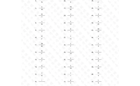 分数乘法第51~70篇（初级）答案_编码0121-6年级数学口算计算_口算题（适合6年级）(1)_分数-乘法（200篇）_（分数）乘法初级（100篇）