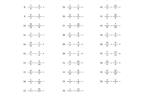 分数乘法第71~80篇（高级）_编码0121-6年级数学口算计算_口算题（适合6年级）(1)_分数-乘法（200篇）_（分数）乘法高级（100篇）