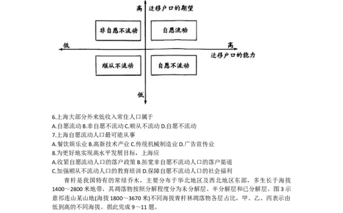 2024届山西省晋中市高三下学期5月适应训练考试文科综合试卷(1)_2024年5月_025月合集_2024届山西省晋中市高三下学期5月高考适应训练考试