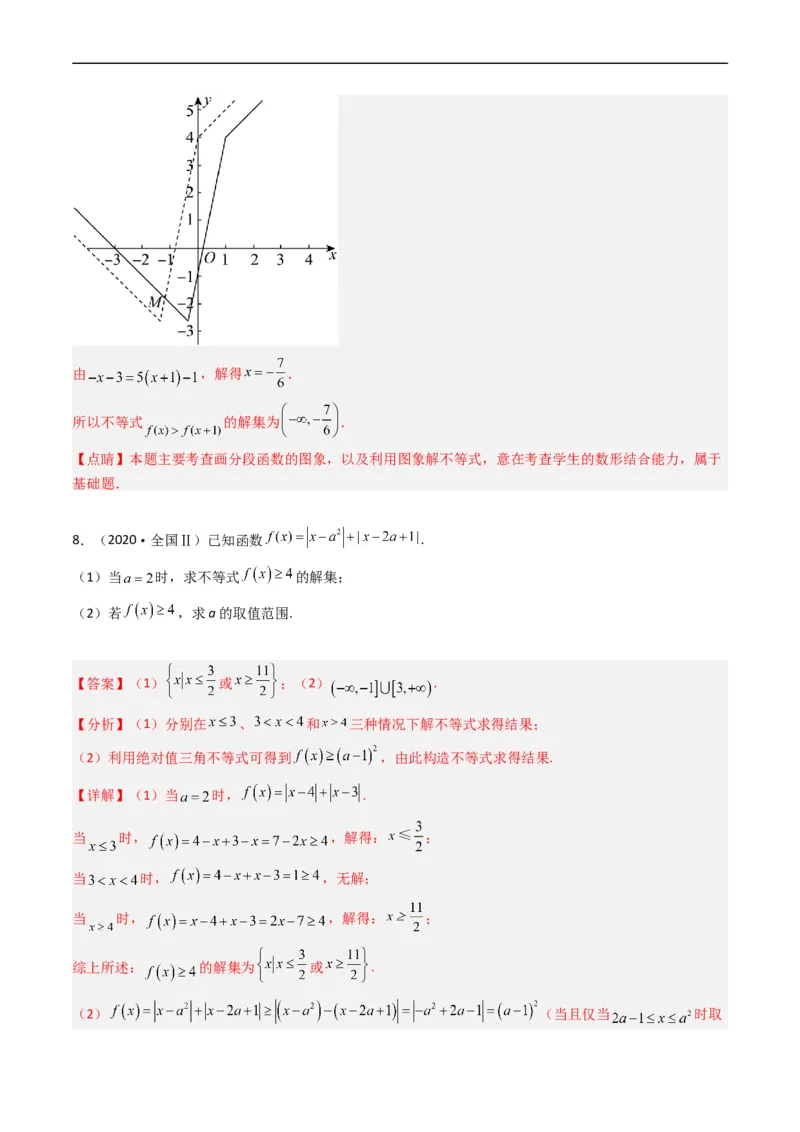 专题19坐标系与参数方程不等式选讲系列（解析版）_赠送：2008-2024全套高考真题_高考数学真题_送高考数学五年真题(2019-2023)分项汇编（全国通用）