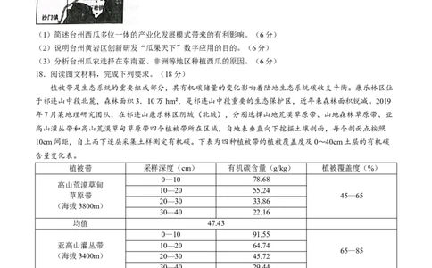 2024届广东省高三&ldquo;百日冲刺&rdquo;联合学业质量监测（一模）地理试题(无答案)_2024年2月_01每日更新_26号_2024届广东省高三百日冲刺联合学业质量监测