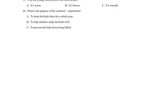 2019年全国统一高考英语试卷听力+原文+答案（新课标i）_2024年5月_01按日期_1号_2024高考英语听力专题（80套模拟训练+历年真题）(附音频）_2005-2023年高考英语听力真题汇总
