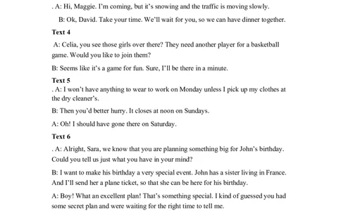 2013年英语听力（全国卷Ⅰ）听力原文_2024年5月_01按日期_1号_2024高考英语听力专题（80套模拟训练+历年真题）(附音频）_2005-2023年高考英语听力真题汇总