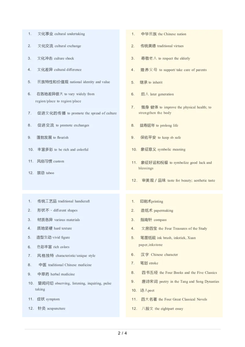 5单词-四六级翻译必背词汇(中国传统文化篇)_英语四六级整合_英语四六级真题版本二此版为主此文件夹会持续更新_四六级单词汇总_六级单词