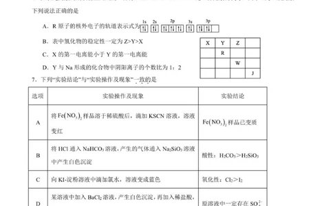 贵州思南中学高三上(月考Ⅱ)-化学试题+答案(1)_2023年9月_029月合集_2024届贵州省思南中学高三上学期第二次月考