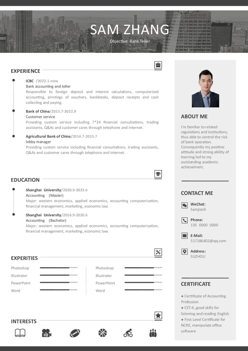 2高端简洁英文CV简历(27)_各类简历_简历模板(1)_英文简历模版86套2025版_