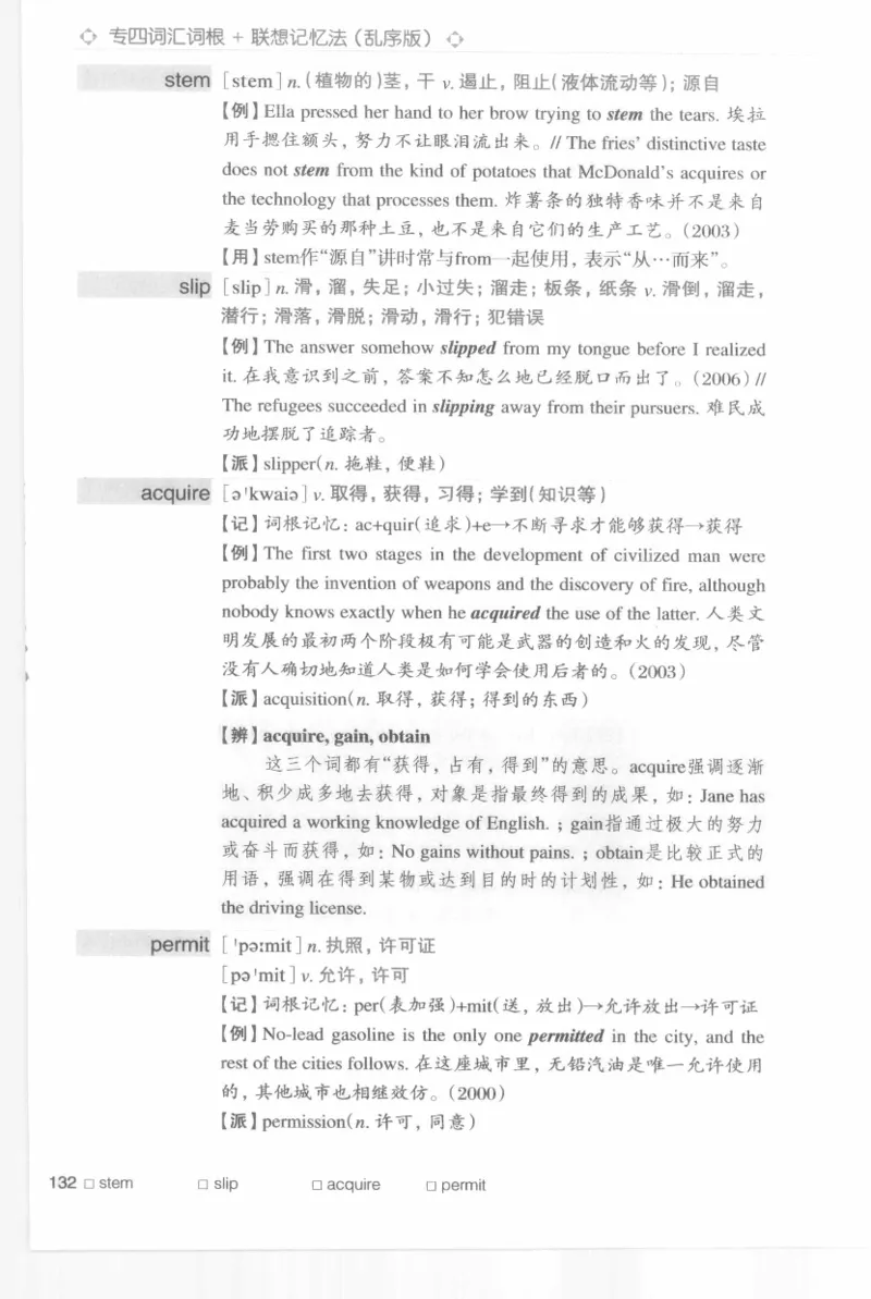 专四词汇词根+联想记忆法新东乱序_2025专四专八真题及备考资料_2009-2024专四真题+备考资料_2024专四备考资料合辑（电子书）_24专四词汇_专四词汇词根+联想记忆法