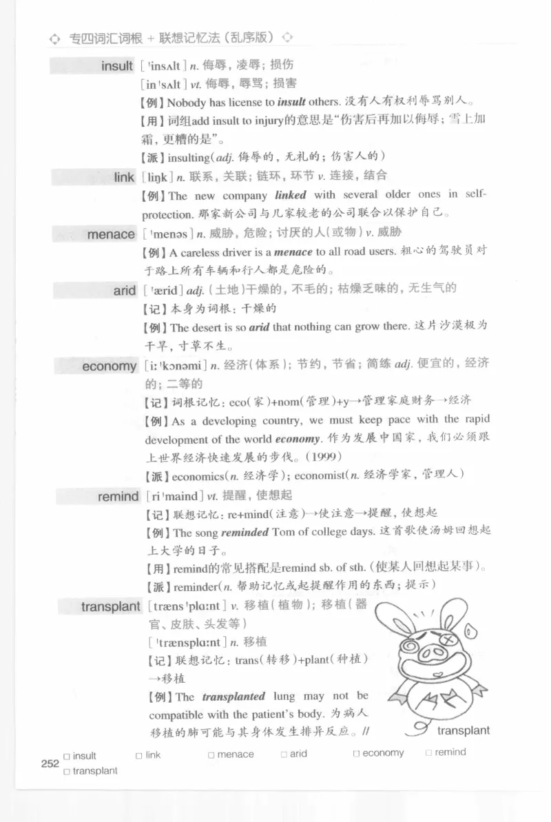 专四词汇词根+联想记忆法新东乱序_2025专四专八真题及备考资料_2009-2024专四真题+备考资料_2024专四备考资料合辑（电子书）_24专四词汇_专四词汇词根+联想记忆法