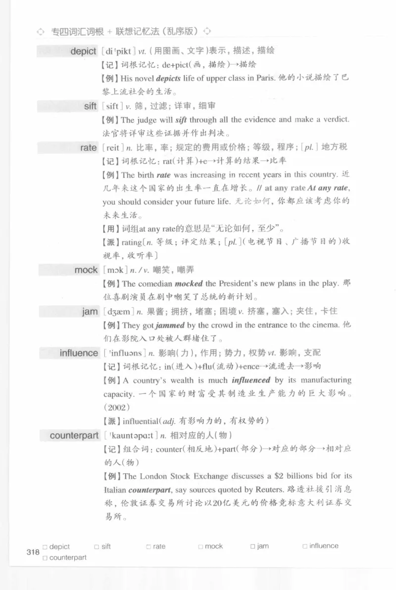 专四词汇词根+联想记忆法新东乱序_2025专四专八真题及备考资料_2009-2024专四真题+备考资料_2024专四备考资料合辑（电子书）_24专四词汇_专四词汇词根+联想记忆法