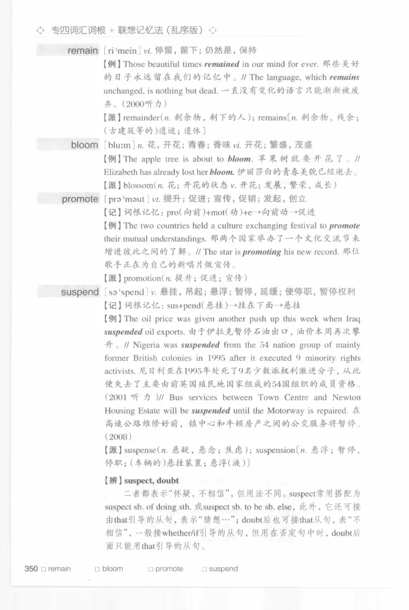 专四词汇词根+联想记忆法新东乱序_2025专四专八真题及备考资料_2009-2024专四真题+备考资料_2024专四备考资料合辑（电子书）_24专四词汇_专四词汇词根+联想记忆法