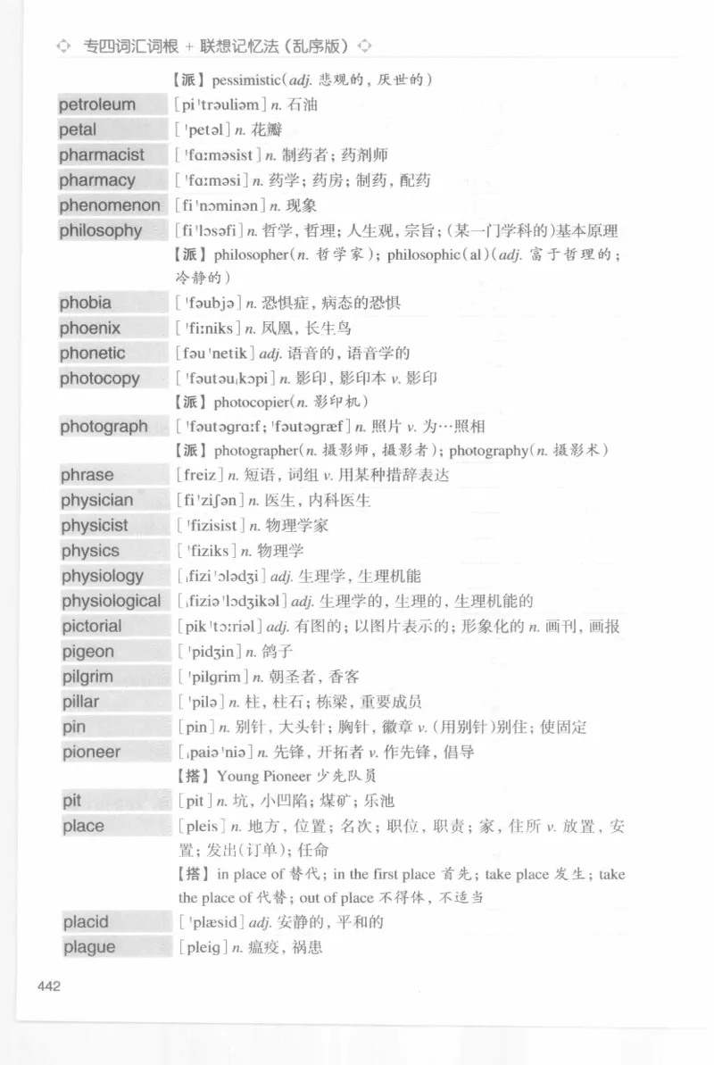 专四词汇词根+联想记忆法新东乱序_2025专四专八真题及备考资料_2009-2024专四真题+备考资料_2024专四备考资料合辑（电子书）_24专四词汇_专四词汇词根+联想记忆法