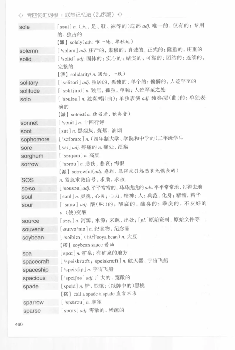 专四词汇词根+联想记忆法新东乱序_2025专四专八真题及备考资料_2009-2024专四真题+备考资料_2024专四备考资料合辑（电子书）_24专四词汇_专四词汇词根+联想记忆法