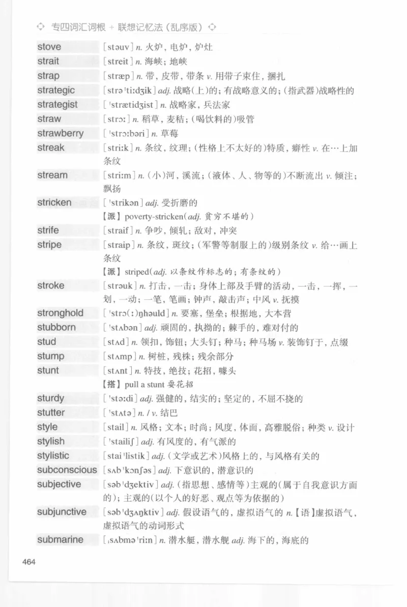专四词汇词根+联想记忆法新东乱序_2025专四专八真题及备考资料_2009-2024专四真题+备考资料_2024专四备考资料合辑（电子书）_24专四词汇_专四词汇词根+联想记忆法