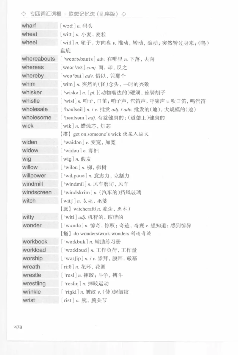 专四词汇词根+联想记忆法新东乱序_2025专四专八真题及备考资料_2009-2024专四真题+备考资料_2024专四备考资料合辑（电子书）_24专四词汇_专四词汇词根+联想记忆法