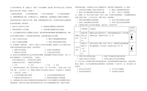 黑龙江省鹤岗市第一中学2022-2023学年高三上学期开学考试历史试题(1)_2023年8月_028月合集_2023届黑龙江省鹤岗市第一中学高三上学期开学考试