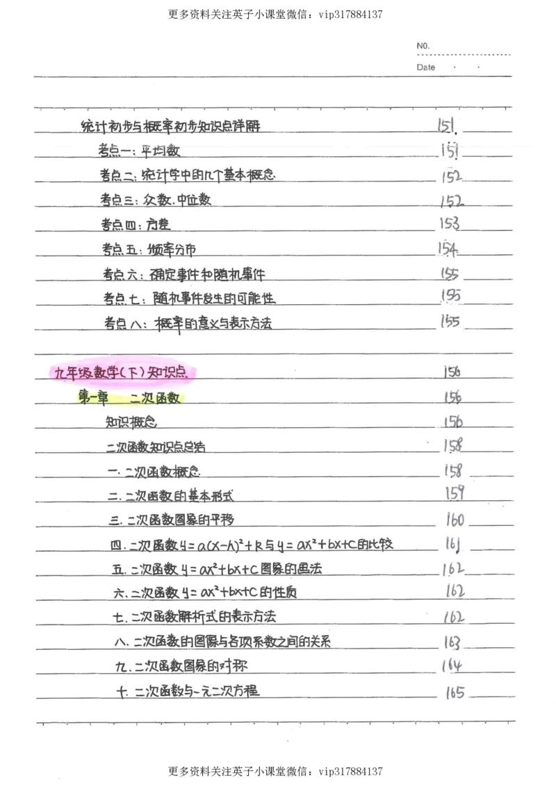 2）中考数学状元笔记（232页）_赠送小初高学霸笔记等_赠_中考状元笔记