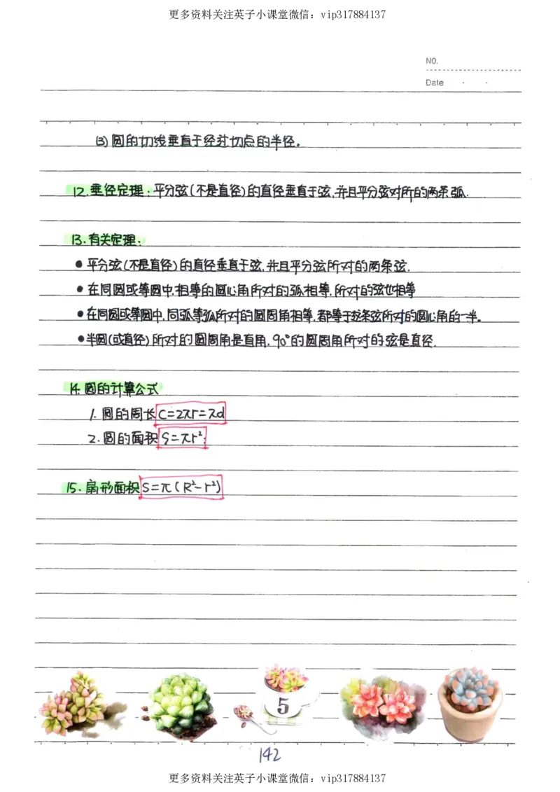 2）中考数学状元笔记（232页）_赠送小初高学霸笔记等_赠_中考状元笔记