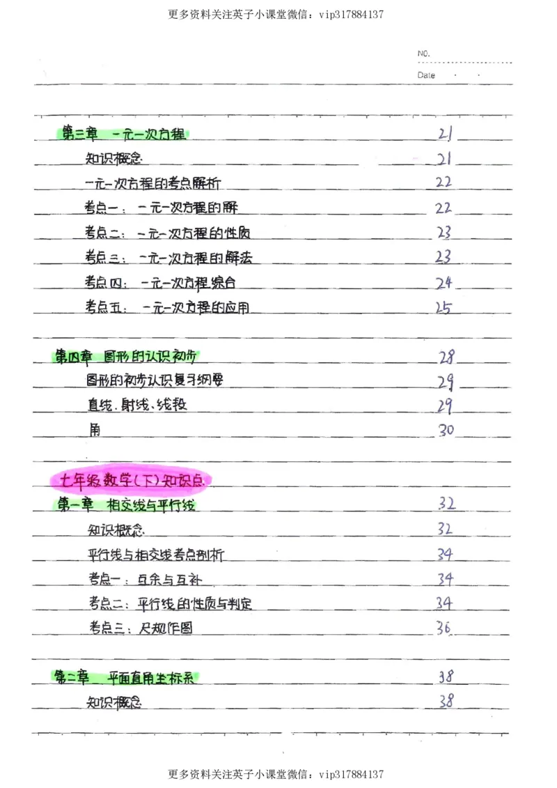 2）中考数学状元笔记（232页）_赠送小初高学霸笔记等_赠_中考状元笔记