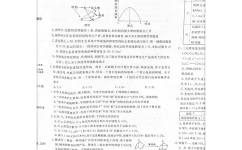 2023届炎德英才长郡十八校联盟高三第一次联考（全国卷）理综(1)_2024年2月_022月合集_2023届长郡十八校联盟高三第一次联考（全国卷）江西全科