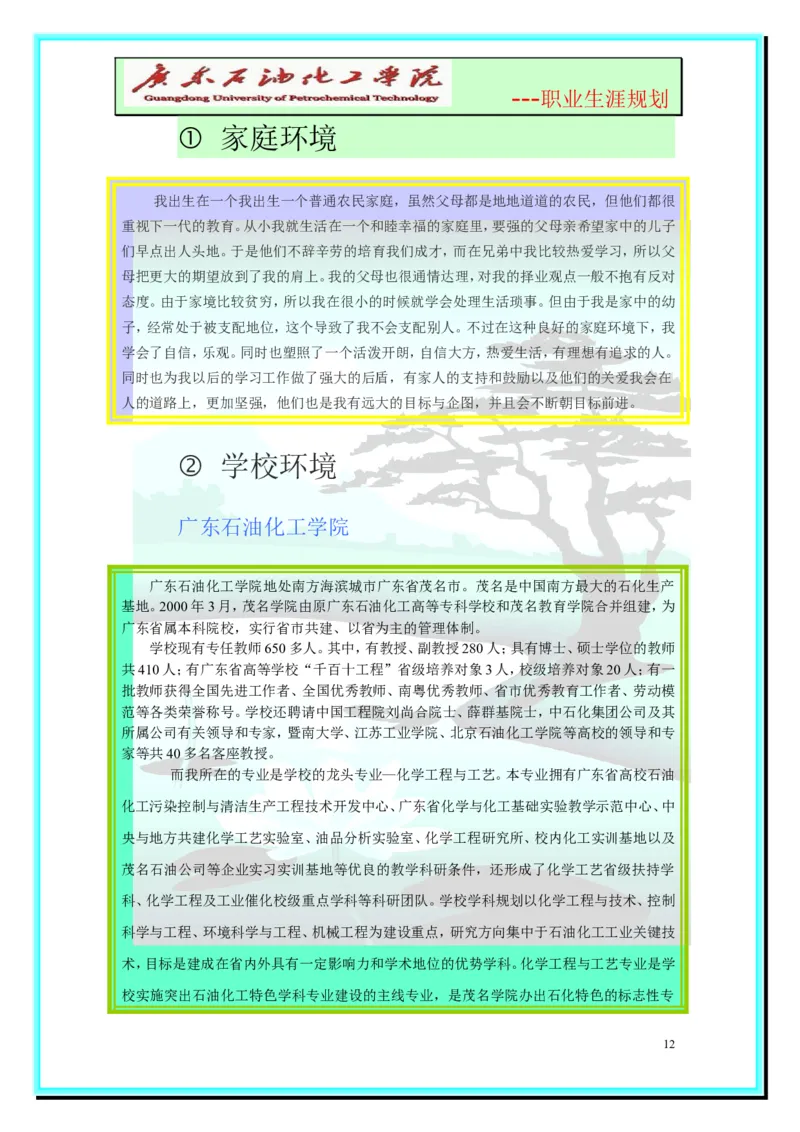 大学生职业生涯规划-化学工程与工艺_E6-职业规划_33化学专业