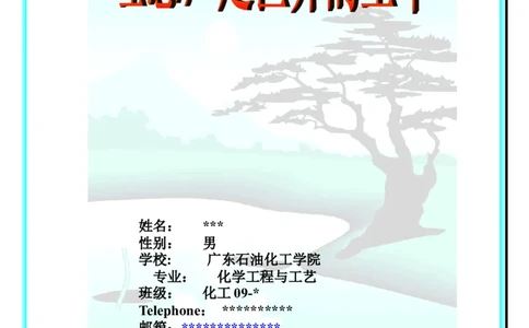 大学生职业生涯规划-化学工程与工艺_E6-职业规划_33化学专业