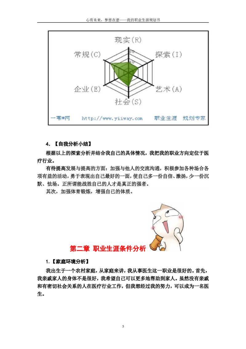 医学生职业生涯规划书_E6-职业规划_43药学专业