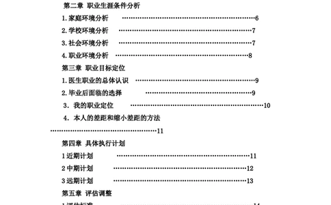 医学生职业生涯规划书_E6-职业规划_43药学专业