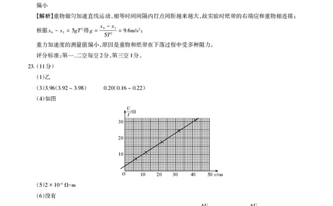 2023届山西省高考考前适应性测试（3月）一模丨理综答案_2024年2月_01每日更新_14号_2023届山西省高考考前适应性测试（3月）一模全科