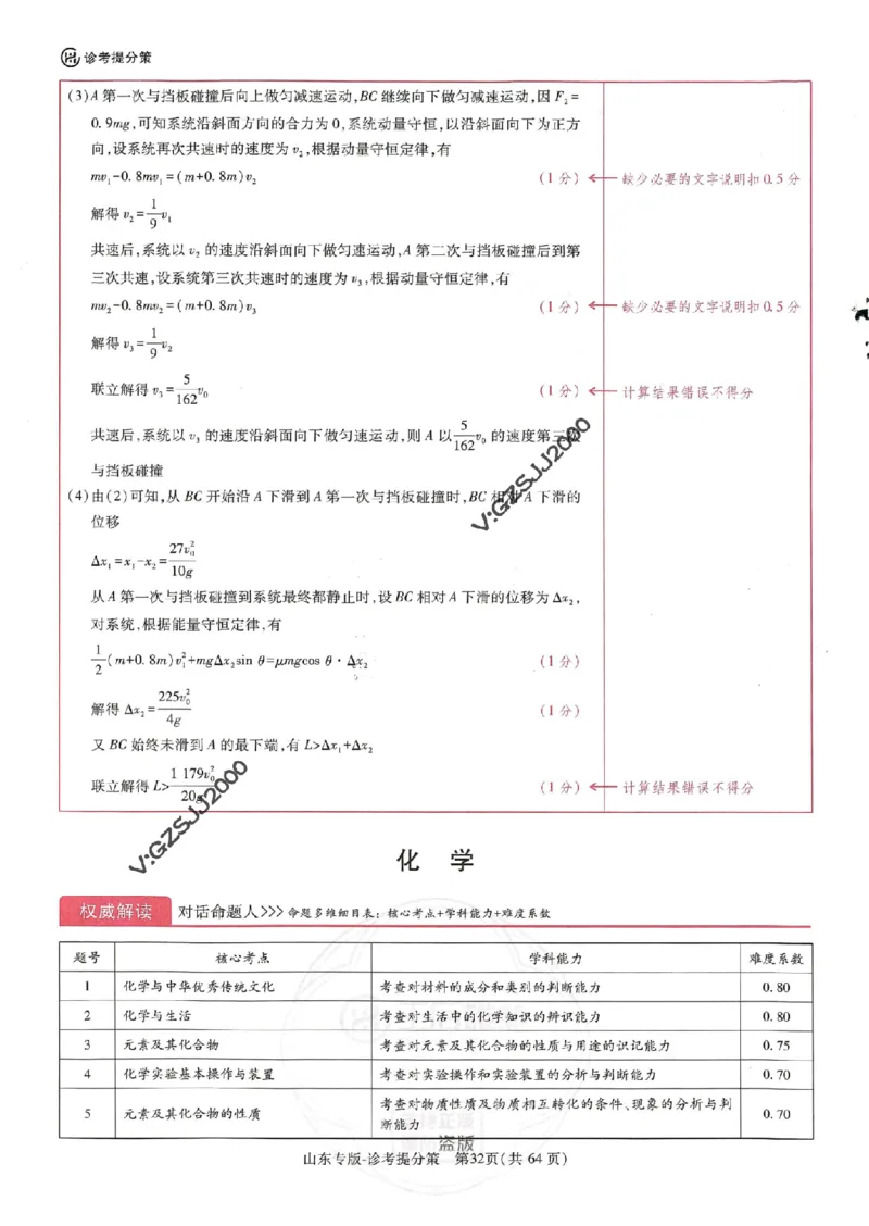 王后雄高考押题预测卷2024山东专版诊考提分册_2024高考押题卷_22024王hou雄_16王后雄押题_2024年王后雄高考押题预测卷（山东专版）