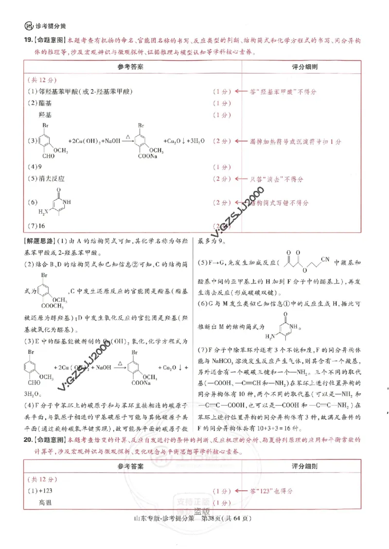 王后雄高考押题预测卷2024山东专版诊考提分册_2024高考押题卷_22024王hou雄_16王后雄押题_2024年王后雄高考押题预测卷（山东专版）