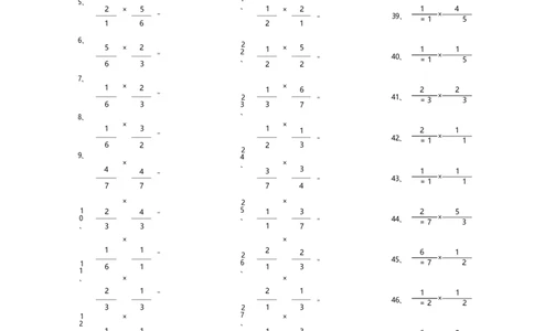 分数乘法第31~50篇（初级）_编码0121-6年级数学口算计算_口算题（适合6年级）(1)_分数-乘法（200篇）_（分数）乘法初级（100篇）
