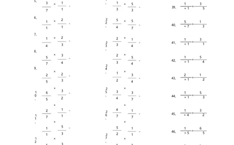 分数乘法第31~50篇（初级）_编码0121-6年级数学口算计算_口算题（适合6年级）(1)_分数-乘法（200篇）_（分数）乘法初级（100篇）