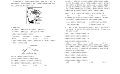 2024届内蒙古呼和浩特市高三下学期二模考试文科综合试题_2024年4月_01按日期_24号_2024届内蒙古呼和浩特市高三下学期二模考试_内蒙古呼和浩特市2024届高三下学期二模考试文综含答案